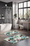 Mijölnir Juego de 2 alfombrillas de baño CT-5323 Multicolor